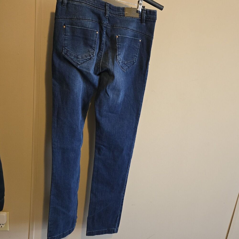 Springfield Denim Med Blue Straight Leg Jeans, Size 12-14 (Eur 44) NWT - Picture 4 of 8